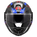 LS2, Casco Moto Modulare ADVANT X CARBON FUTURE II Gloss White Blue, M - 5