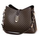 VARLIVOO Bolsos de Mujer Pequeños — Bolso Bandolera Cuero PU con Doble Correa, Elegante Bolsas Mujeres para Trabajo, Viaje y Citas (Marrón) - 1