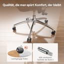 SIHOO M57 Ergonomischer Bürostuhl, Chefsessel mit 3D verstellbare Armlehne und Lendenwirbelstütze, Hautfreundliche Netz-Hochlehne, Schreibtischstuhl bis 150kg/330LB Belastbar(schwarz) - 12