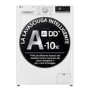 LG AI DD D4R7011TSWG Lavasciuga 11/6kg, Serie R7, Classe A-10%/D, Lavatrice Asciugatrice, 1400 Giri, TurboWash 360, Vapore, Allergy Care, Eco Hybrid, Wi-Fi, Bianca - 1