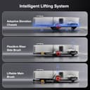 roborock Saros 10 Robot Vacuum Cleaner 22,000 Pa, 3.14-Inch Ultra Slim, Zero-Tangling, AI 3.0 Obstacle Avoidance, Auto Detachable Mop, 80°C Mop Washing, Hot Water Dock Self Cleaning (White) - 7