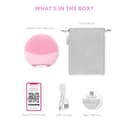 FOREO LUNA 4 mini Cepillo de limpieza facial y masajeador facial - Mejora la absorción de los productos de cuidado facial - Cuidado facial simple - Para todo tipo de pieles - Pearl Pink - 7
