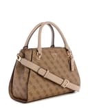 GUESS Women's Noelle Ii Luxury Satchel, Crossbody, Latte Logo, One Size - 2