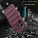 ESTH® Custodia Silicone Liquido per Realme GT 6T 5G/Realme GT Neo6/GT Neo6 SE con Protezione Anti-Germi e Fodera in Microfibra, Cover in Silicone a Antiurto 360°, Viola scuro - 5