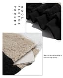 ABINGOO Damen Mantel Kapuzenjacke Winterjacke Mode Warm Hoodie Pullover Jacken Reißverschluss Plüschjacke Fleecejacke Oberteile(Schwarz,S) - 4