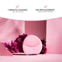 FOREO LUNA mini 2 Facial Cleansing Brush - Travel Accessories - Face Massager Electric - All Skin Types Ultra-hygienic Skincare - Simple Face Wash - Silicone Electric Face Cleanser - Pearl Pink - 5
