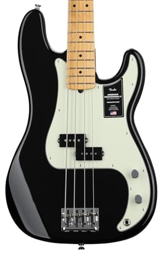 Fender American Professional II Precision Bass MN (Black) - Basso elettrico a 4 corde