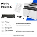 HP LaserJet 179fnw Colour Wireless Multifunction Printer with Fax | Self-healing Wi-Fi | Print from phone or tablet | Small, compact MFP – world's smallest in-class | Print speeds up to 19 ppm black - 13