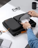 tomtoc Laptop Shoulder Bag for 16'' Macbook Pro M5 Pro/Max (2026) A3428 A3429, M4/M3/M2/M1, Dell XPS 16, Vivobook 15/16, CornerArmor Protective Water-resistant Case Briefcase for Business & Travel - 2