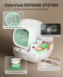 PETKIT PUROBOT MAX PRO 2 Self Cleaning Cat Litter Tray with AI Camera, Facial Recognition & Health Insights, Smart App & Odour Control Automatic Cat Litter Box, Quiet & Spacious for Multiple Cats - 6