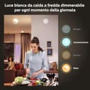 Philips Hue White and Color Ambiance Lampadina Smart LED, Attacco E27, Luce Bianca o Colorata, 6.5W, confezione da 4 - 4