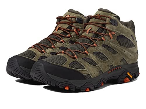 Merrell Moab 3 Mid GTX-Olive, Scarpe da Passeggio, Uomo, Oliva, 41.5 EU