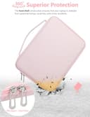 HYZUO 15-16 Pulgadas Funda Rígida para Portátil de para MacBook Pro 16 M4/M3/M2/M1 2025-2019, MacBook Air 15 M3/M2/M1 2025-2023, DELL XPS 16, 15" Surface Laptop, Razer Blade 15, Rosa Pálido - 3