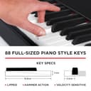 M-AUDIO Hammer 88 USB MIDI Keyboard Controller with 88 Hammer Action Piano Style Keys Including A Studio Grade Recording Software Suite - 2