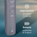 Philips Sonicare DiamondClean Smart 9400 spazzolino elettrico, spazzolino sonico con app, sensore di pressione, rilevamento della testina, grigio, modello HX9917/90 - 8