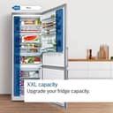 Bosch Home & Kitchen Appliances KSV36VLEP Serie 4 Freestanding Fridge with SuperCooling Function, LED Lights, EasyAccess Shelf, FreshSense sensors, 186 x 60 cm, Inox-look - 8