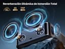 Proyector【1400 ANSI/App Oficial Integrada/36W Dolby】Smart Proyector 4K Compatible con Netflix AI Auto Focus/Keystone, Proyector1080P Nativo WiFi6 Bluetooth5.2 Zoom 50% Cine en Casa/Exterior para Movil - 3