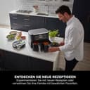 Ninja Foodi Dual Zone Digitale Heißluftfritteuse, 7,6L Airfryer, 2 Fächer, Antihaftbeschichtung, spülmaschinenfeste Körbe, 6-in-1, 4-6 Portionen, Schwarz AF300EU - 4