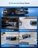 ECOVACS DEEBOT X9 Pro Omni Robot Vacuum Cleaner and Mop, Blast™ 16,600 Pa Suction, OZMO Roller Instant Auto-Wash Mop, ZeroTangle™ 3.0, Triple Lift System, AI Smart Navigation - 8