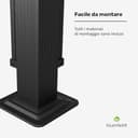 blumfeldt Pantheon Cortina - Gazebo, 3x3m, Telaio in Alluminio, Tetto Regolabile & Tende Laterali, Resistente alle Intemperie, Grigio Scuro/Nero - 7