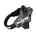 IDC Power Harness, L, Black/Grey - Reflective Dog Harness with Logo Field, Adjustable, Breathable, Freedom of Movement, Oeko-Tex Certified, for Small, Medium and Large Dogs - 1