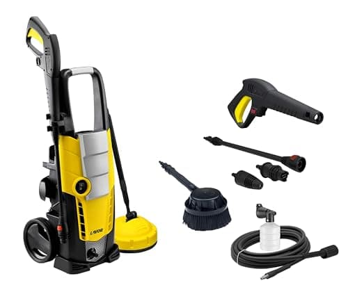 Lavor Idropulitrice ad Acqua Fredda GALAXY 150 2100W, Pressione 150 bar max, Portata 450 l/h max, con Spazzola Rotante e Accessorio Lava Patio