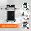 7635 Barre, per Barbecue a Gas Weber Serie Spirit 200 (con manopole Anteriori),7635 Barre Piastra Smaltate in Porcellana 38,9x8,9x6,8 cm Piastra Ricambio per Spirit E210 S210 E220 S220. (7635) - 3