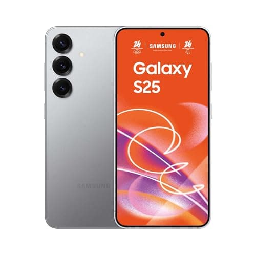 Samsung Galaxy S25 Smartphone AI, 3 anni di Garanzia del produttore, Display 6.2'' FHD+ Dynamic AMOLED 2X, Fotocamera 50MP, RAM 12GB, 128GB, 4.000 mAh, Silver shadow [Versione italiana]