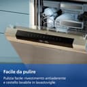 Philips Airfryer Serie 4000, Friggitrice ad Aria Doppio cestello Verticale da 10L, Tecnologia RapidAir, Funzione Sync, Rivestimento in ceramica no PFAS, Finestre, 45% più piccola (NA460/00) - 10