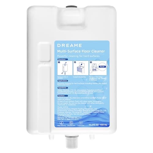 Dreame - Cleaning Solution for dreame L20 Ultra, L20 Ultra Complete Robot Vacuum Cleaner, 450ml Multi-Surface Bottle for Thorough Cleaning