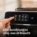 Philips 2200 Series Kaffeevollautomat - 2 Kaffeespezialitäten, Touch-Display, klassischer Milchaufschäumer, Keramikmahlwerk, Mattschwarz (EP2220/10) - 3