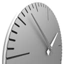 CalleaDesign Orologio da Parete Moderno Alluminio 36 cm - Exacto Made in Italy - Design Artigianale in Legno con Meccanismo Tedesco Silenzioso - 2