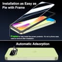 QsmQam 3 Piezas Protector de Pantalla para Google Pixel 10 con 3 Piezas Protector de Lente de Cámara, Ultra HD Cristal Templado, Dureza 9H, Anti Arañazos, Sin Burbujas - 8