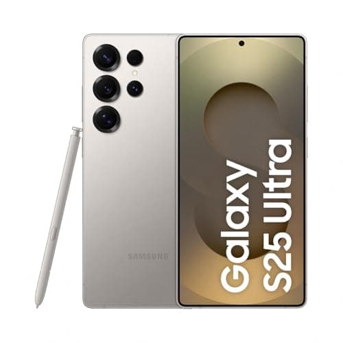 Samsung Galaxy S25 Ultra AI Smartphone with Galaxy AI, No Contract, Mobile Phone with Android, 12GB RAM, 512GB Memory, 200MP Camera, Titanium Grey