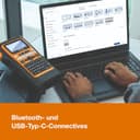 Brother PT-E560BTVP - Etichettatrice industriale con Bluetooth, batteria agli ioni di litio e custodia per il trasporto (per nastri TZE larghi 24 mm, tubi termoretraibili HSE larghi 18 mm, stampa a - 11