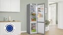 Bosch Kühl-Gefrier-Kobination 203 x 60 cm, Serie 6, KGN39AIAU, 260 L Kühlen & 103 L Gefrieren, Total No Frost, VitaFresh XXL - länger Frisch, Leise, Flex Interior, Gebürsteter Stahl, AntiFingerprint - 2