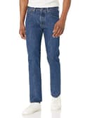 Levi's Men's 501 Original Fit Jeans, Dark Stonewash, 29W / 34L - 1