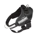 Julius-K9, IDC Powerharness, Dog Harness with Front Control Y-Belt, Black, Size: M/0 - 2