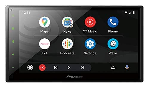 Pioneer SPH-DA160DAB-AN 6.8" 2-DIN Media Keiver with Apple CarPlay, Android Auto, DAB+ and Bluetooth, Includes DAB Antenna