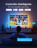 Govee Luci LED Retroilluminazione TV 2 Ritagliabili Su Misura, Striscia RGBWIC 4,4m per TV 32-70 Pollici, 210+ Scene, Sincrono Musica, App, Compatibile Matter, DIY - 6
