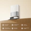 DREAME L40 Ultra A Robot Aspirapolvere e Lavapavimenti con Svuotamento Automatico della Polvere e Doppio Sistema Antigroviglio, Aspirazione da 24.000 Pa, Sollevamento dei Panni di Lavaggio da 10,5 mm - 3