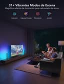 Govee RGBIC Barras de Luz, 38cm con Dobles Perlas de Luz WiFi Inteligente con Múltiples Opciones de Colocación para TV de 45-70 Pulgadas, Funcionan con Alexa y Google Assistant, Color Negro - 5