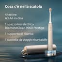 Philips Sonicare DiamondClean 9900 Prestige - Spazzolino elettrico con tecnologia SenseIQ e app, 5 modalità di pulizia, custodia da viaggio per la ricarica, Champagne, modello HX9992/44 - 10