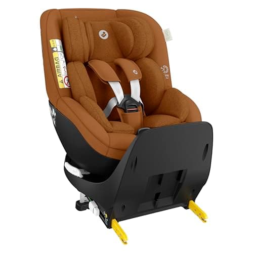 Maxi-Cosi Mica Pro Eco Seggiolino Auto Isofix Girevole 360° Per Bambini 0-4 Anni (40-105 Cm), ClimaFlow, Protezione dagli impatti laterali G-CELL, Omologato I-Size R129, Authentic Cognac