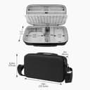 Geekria Funda rígida de Viaje Compatible con Ordenadores de sobremesa Mac Mini 2024, 2024 Mac Mini M4, Compatible con Magic Keyboard, Magic Mouse y Magic Trackpad y Accesorios (Gris Oscuro), Gris - 5