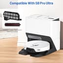 XZMCAT 2× Filtros de Agua & 2× Cepillos de Limpieza Compatibles con Roborock S8 Pro Ultra / S8 MaxV Ultra / S8 – Accesorios Roborock, Repuestos, Kit de Filtros para Estación de Lavado - 5