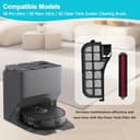 2 Stück Wasserfilter für Roborock S8 Pro Ultra, Kunststoff Material, mit 2 Reinigungsbürsten, Ersatz Zubehör für Roborock, Geeignet für Haus-, Hotel- und Büroreinigung - 3