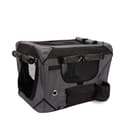 ZEUS Deluxe Weiche Haustierbox mit Aufbewahrungsbox, ideal für Reisen und Training, groß, Grau/Schwarz - 8