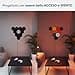 Nanoleaf Shapes Ultra Black Hexagon Starter Kit, 9 Esagoni Luminosi LED RGBW Smart - Applique da Parete Interno Modulari, Luci Led 16M Colori WiFi, Funziona con Alexa, Sincronia Musica e Monitor - 3