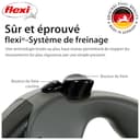 Flexi, Giant Plus 8 m ausziehbare Hundeleine, Starke und robuste Hunde bis zu 50 kg, neonfarbenes Band mit erhöhter Sichtbarkeit, Robustes und ergonomisches Bremssystem –L – 8 m – 50 kg - 6